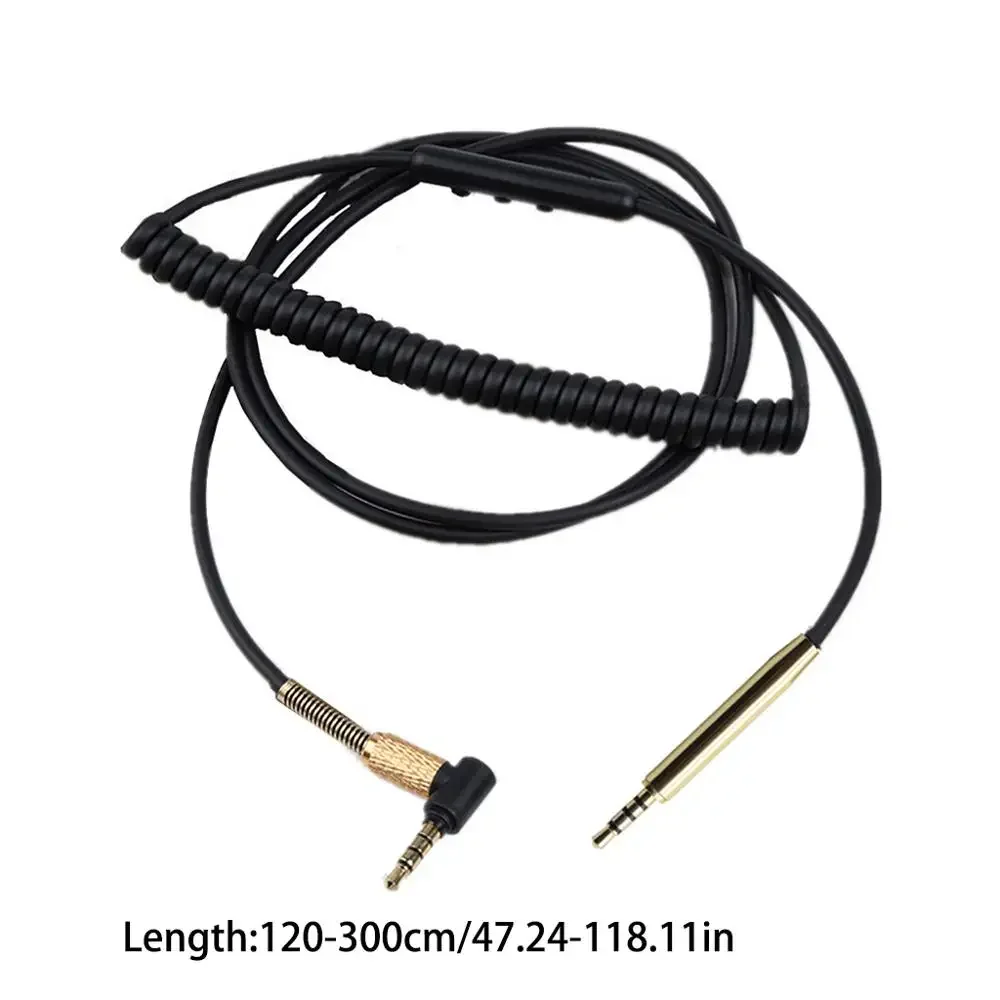OFC Replacement Spring Coiled Cable Extension Cord For Takstar Pro82 Pro 82 Headphones