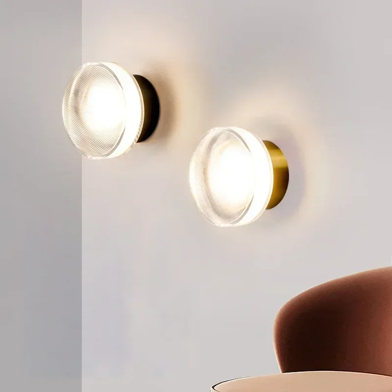 led light,led wall lamp,wall light Modern Led Wall Sconce Light for Living Room Aisel Corridor Bedroom Lamp Bathroom Home Decoration Indoor Lighting Round