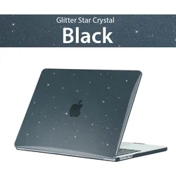 Glitter Sparkle Protective Laptop Case Cover - 2020Pro13 A2251A2289 (Glitter Star Black)