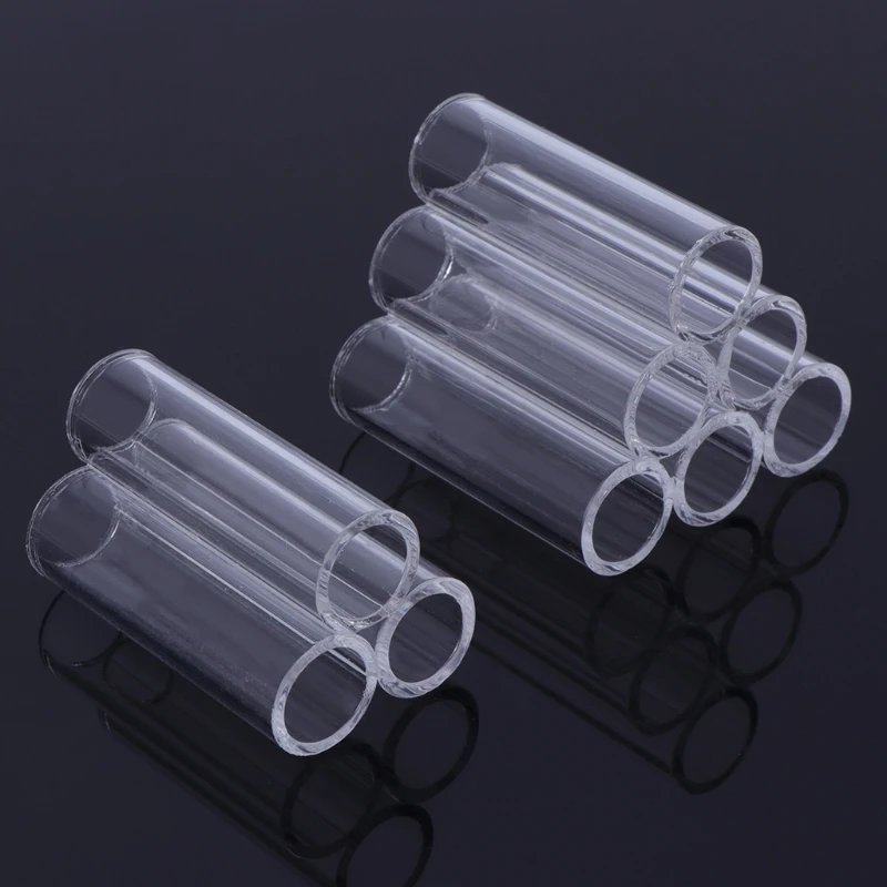 Aquarium Shrimp Shelter Tube Cave Clear Acrylic Mini Habitat Breeding House Fish for Tank Decor 3 or 6 Tubes Betta Hideo