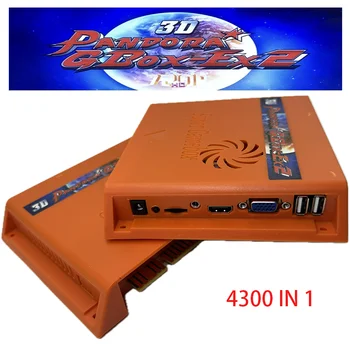 Nuovissima Console di Gioco 3D GBOX-EX2 con 4300 Giochi in 1, Scheda Arcade Jamma PCB 720P VGA HDMI, Supporto per Controller USB