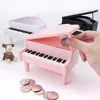 Piano Shape Piggy Bank Money Box Coins Cash Saving Box Safe Deposit Box Living Room Desktop Ornaments Kids Birthday Gift 1
