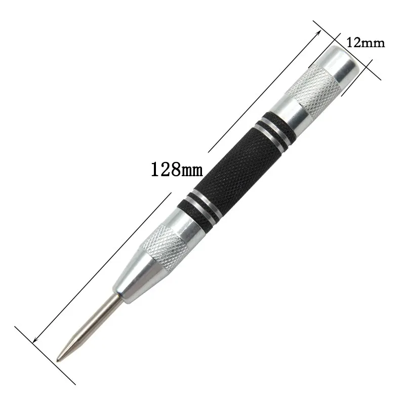 2pc Spring Type Automatic Center Punch Locator Glass Striker Window Breaker Punch Centering Punch Punch Tool BEST SELLERS