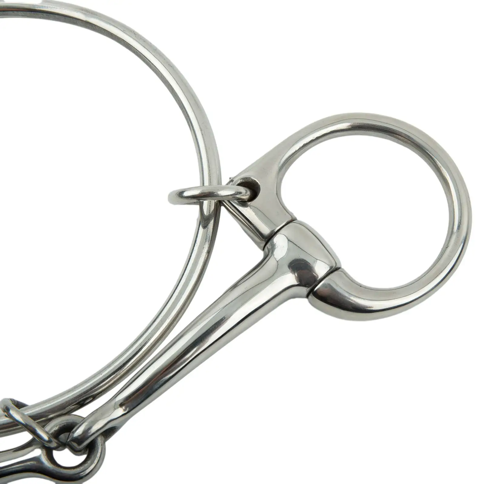 

Saddles Horse Bit Stainless Steel Tack Bits Accessories 12.5cm Length Durable Functional Polished Parts Sporting Goods