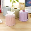 Household Tissue Box Coffee Table Dining Table Circular Napkin Storage Box Roll Paper Suction Box 1