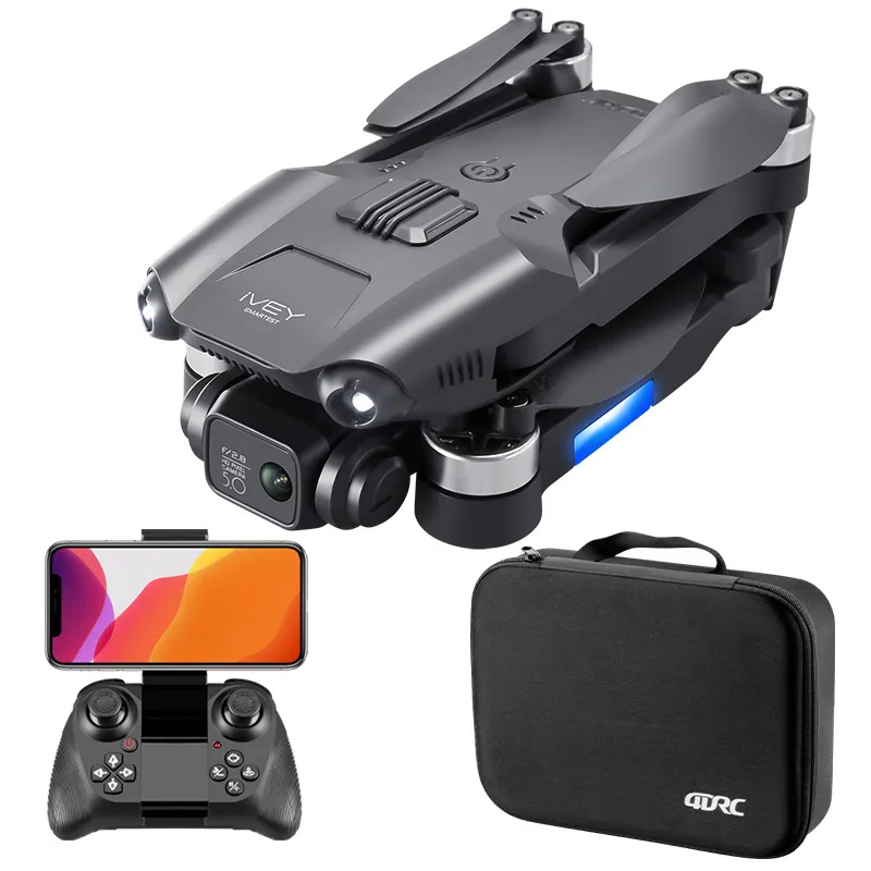 4DRC 드론 8K 전문 쿼드콥터 와이파이 FPV 드론, 4K HD 듀얼 카메라, 브러시리스 접이식 RC 헬리콥터 드론 장난감, 신제품
