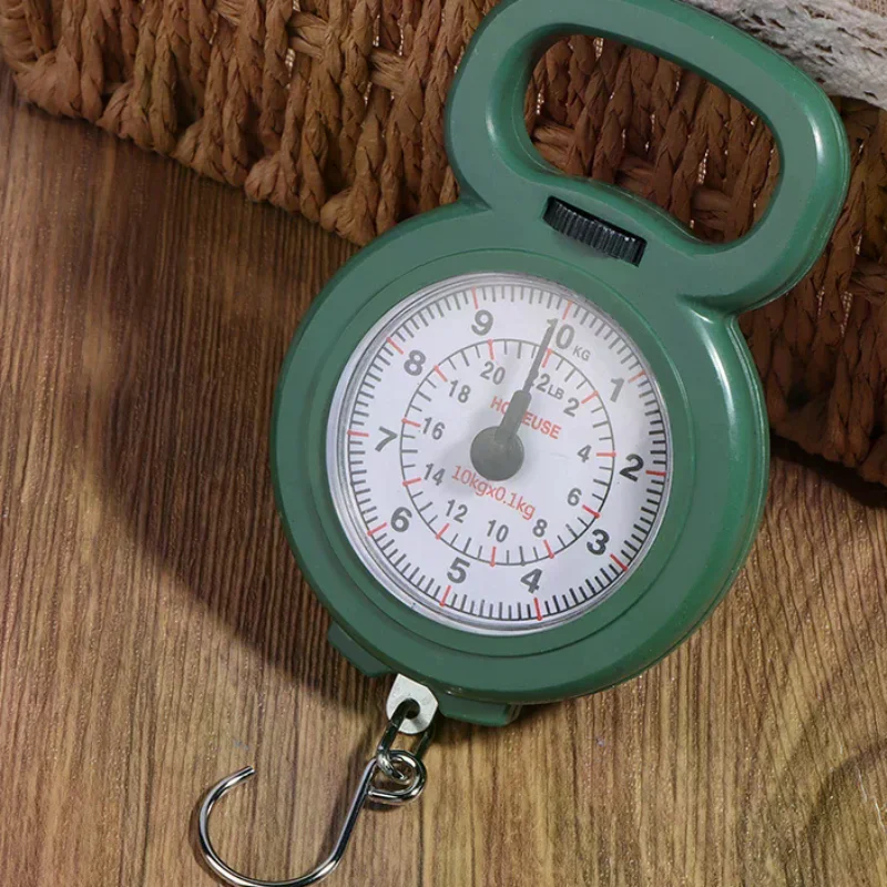 10kg Capacity Mini Pointers Hook Spring Hanging Scale Portable Fishing Scale Food Digital Scale Luggage Scale Weighing Scales