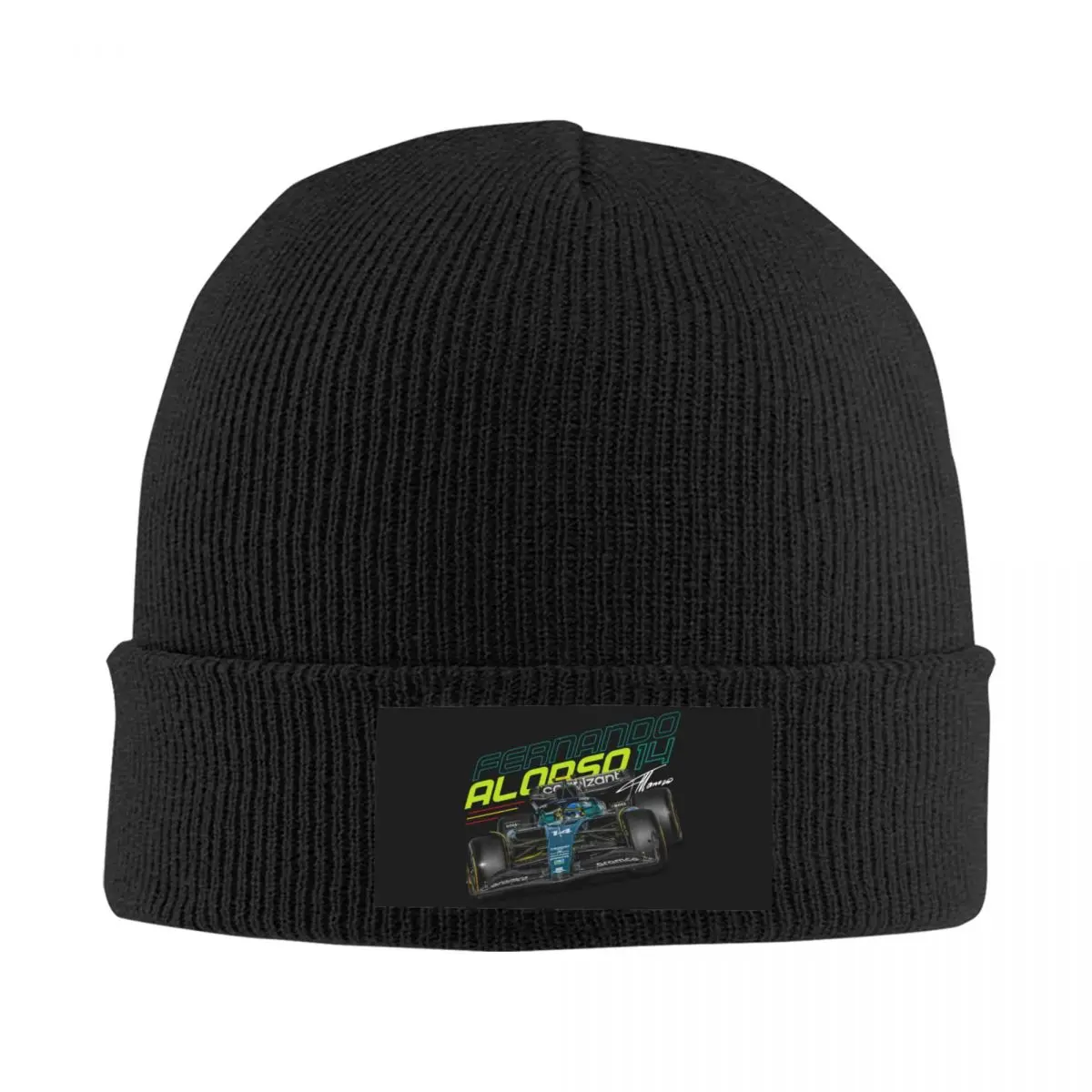 

Alonso Fernando Sports Car Skullies Beanies Caps Men Women Unisex Outdoor Winter Warm Knitted Hat Adult Bonnet Hats