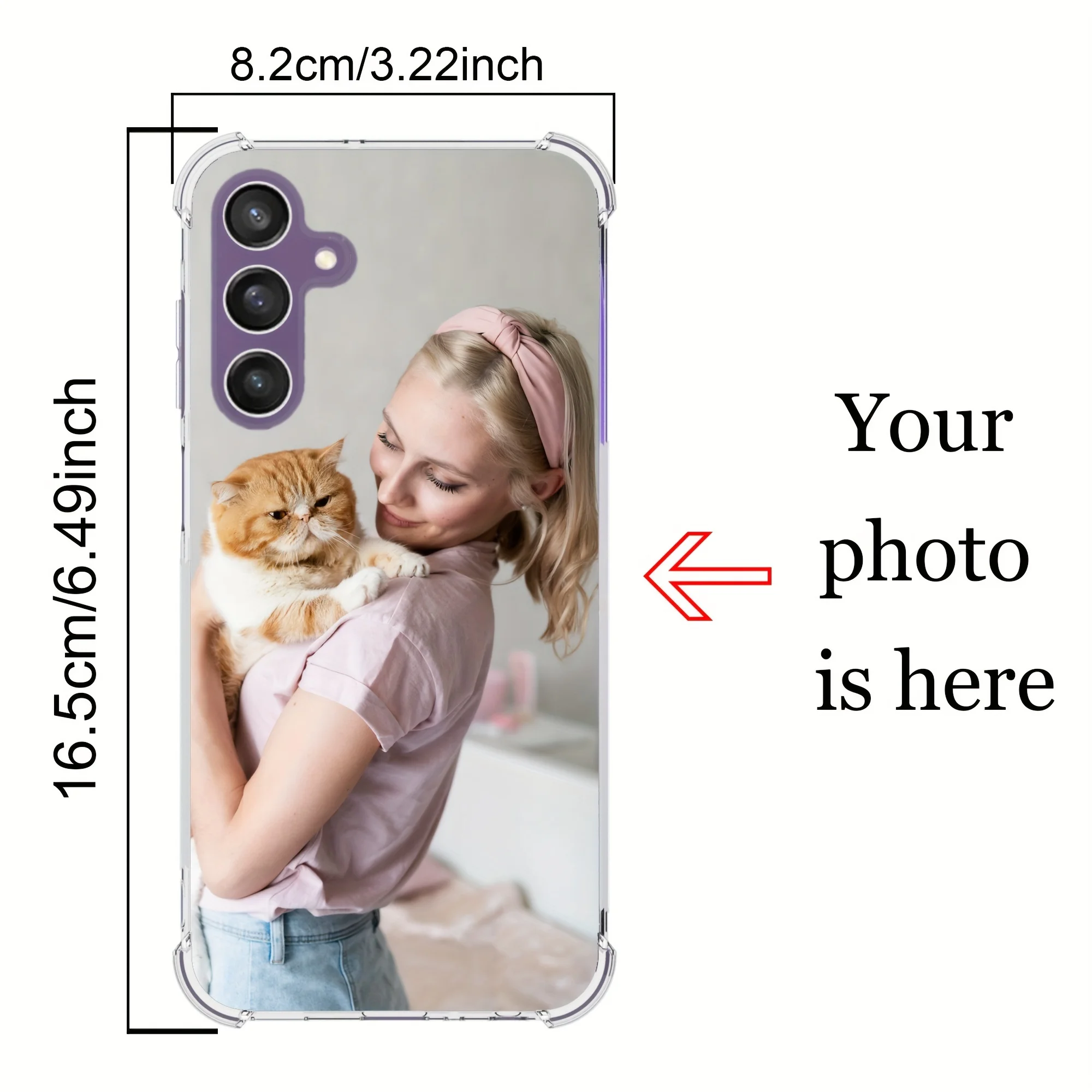 Personalized Shockproof Phone Case - Customizable Photo Design