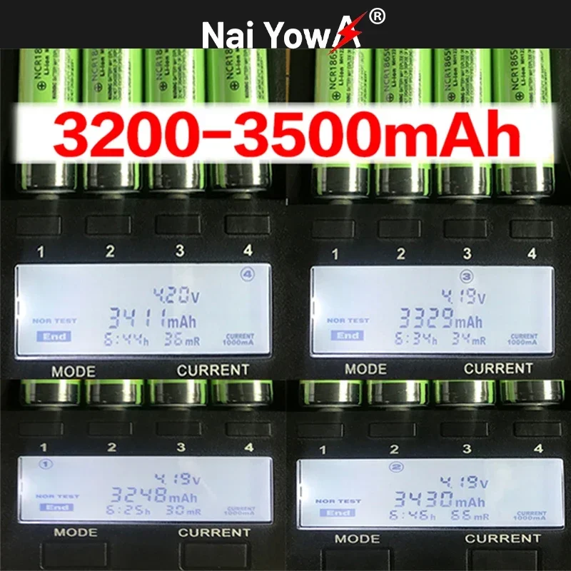Литиевая аккумуляторная батарея NCR18650B, 100% в, 3,7 мАч (art.: 3920c4178cfec) - 3920c4178cfec