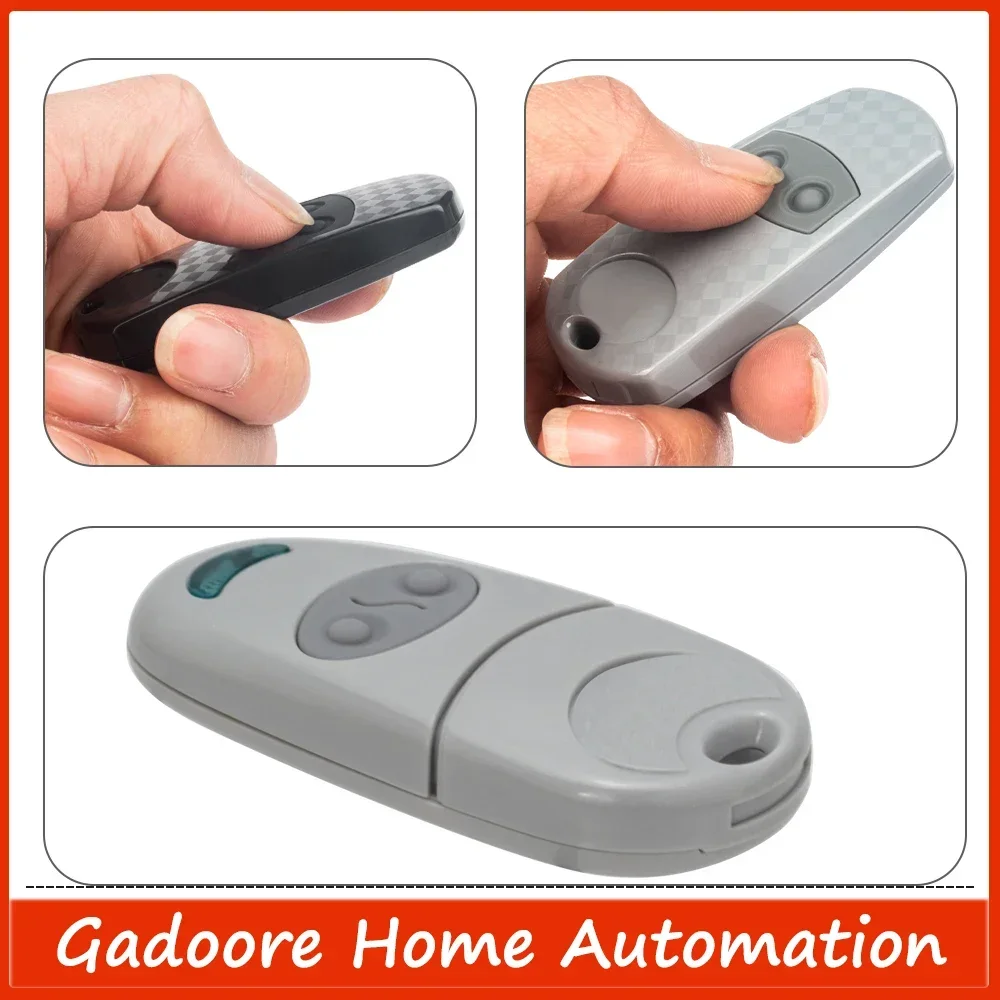 Gadoore TOP432 EV EE NA 433MHz Remote Garage Door Opener Compatible with TOP432 Came TOP342 - Replacement Transmitter 3