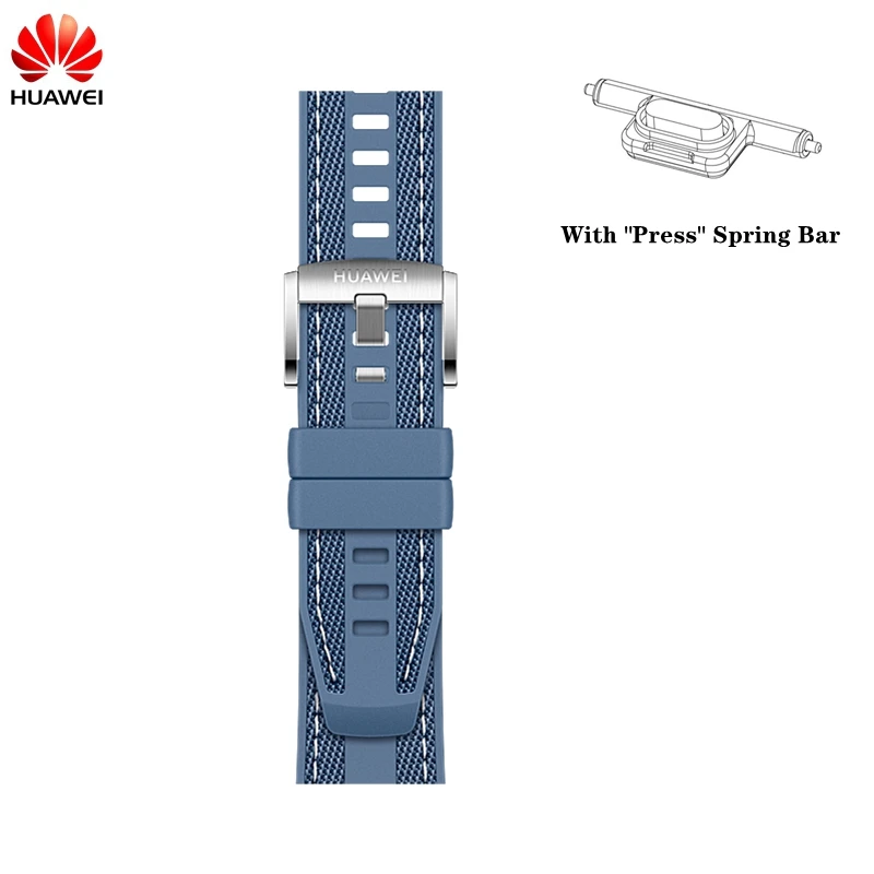 Original 22mm FKM Nylon Composite Watch Strap for Huawei GT5 Watch