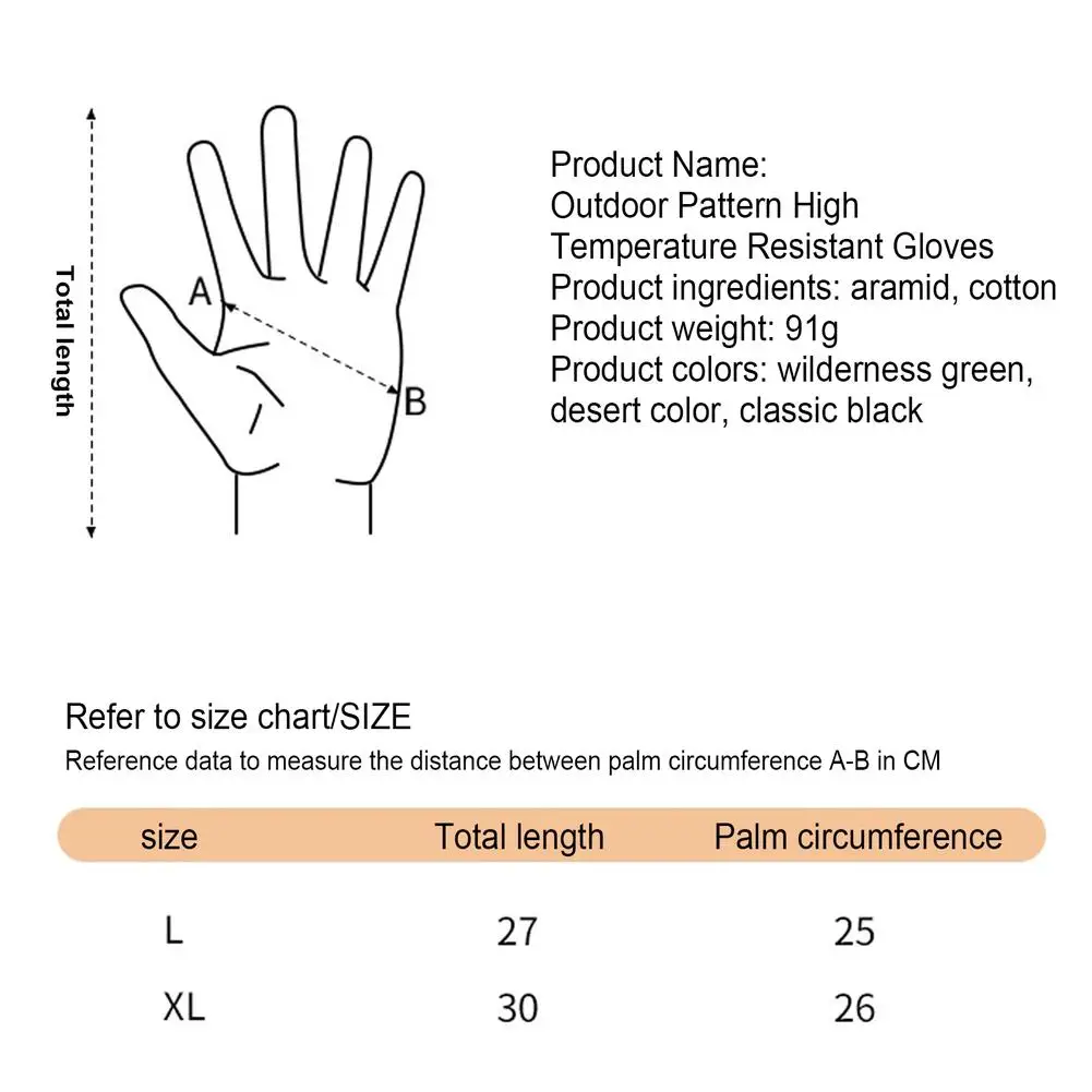 Insulated Gloves Anti-Slip Wear-resistant Wrist Extension Warm Work Gloves For Outdoor Skiing Camping Bbq Tool Snow Skiing Glove