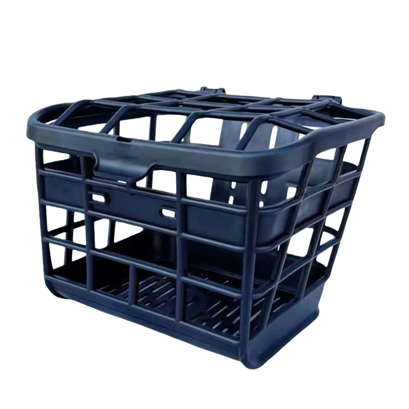 Bike Front Basket Easy Installation with Lid Dogs Carrier Bicycle Storage Basket for Outdoor Mountain Bike Sports Cycling Travel