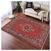 Retro Red Persian Carpet Abstract Ornament Rug Red Turkish Rugs Oriental Bohemian Rug for Living Room Bedroom Non Slip Floor Mat 4