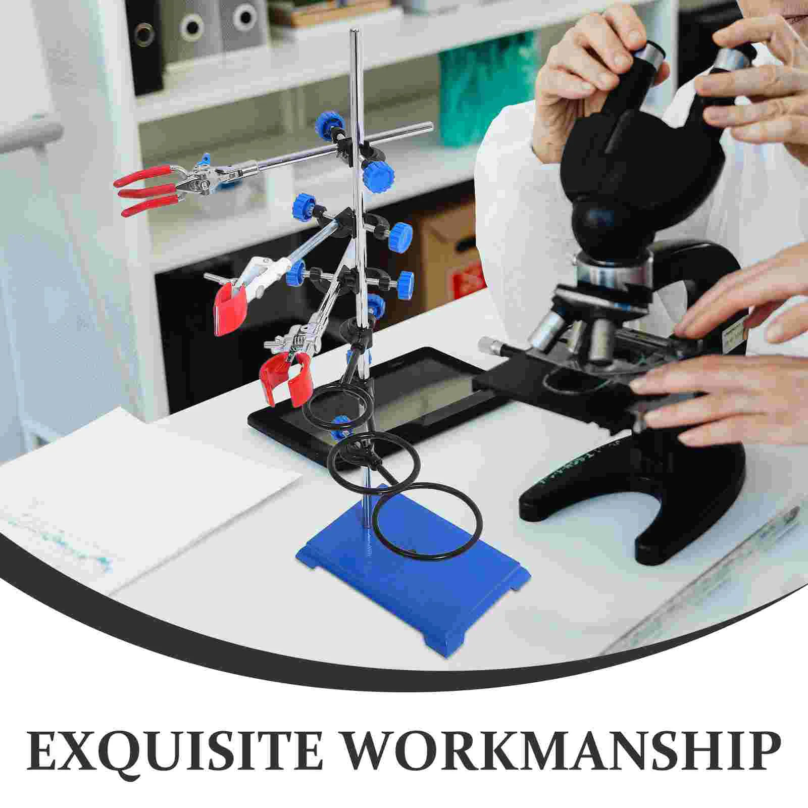 Stand Flask Laboratory Support Retort Equipment Kit Metal Rack