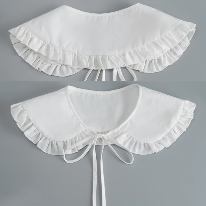

False Collar Adjustable Ribbon Bowknot Bottoming Shirt Shawl Cape Drop Shipping