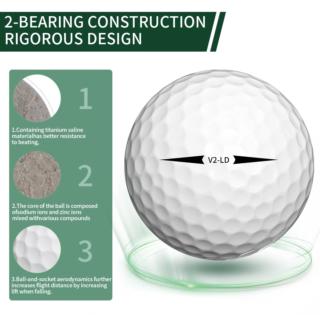 100 Pack High Elasticity Golf Training Balls