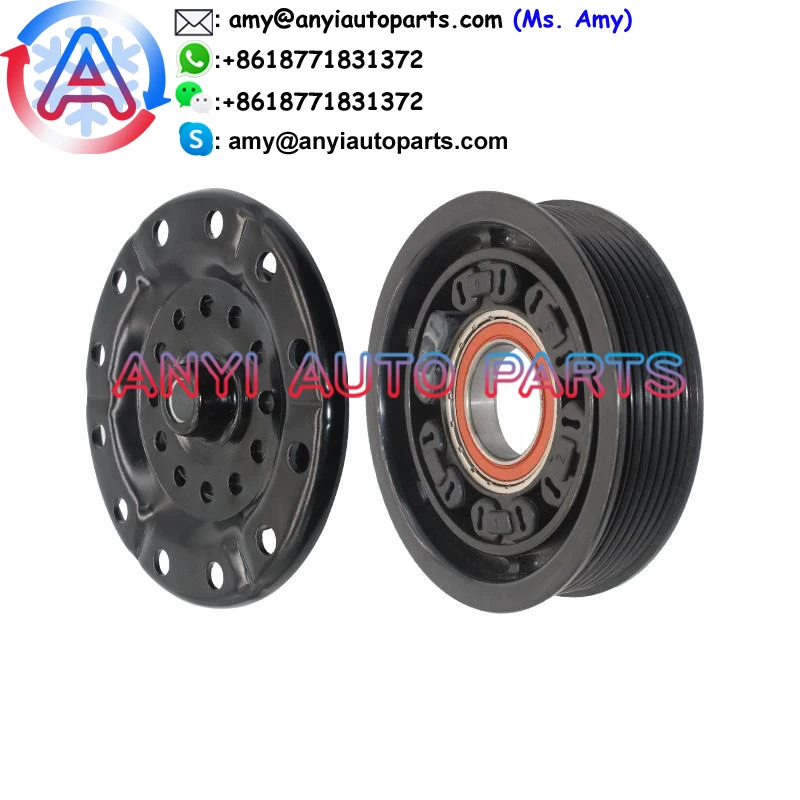 

ANYI AUTO PARTS CA1358 CLUTCH ASSEMBLY 5SER09C 7PK 125MM for Toyota corolla