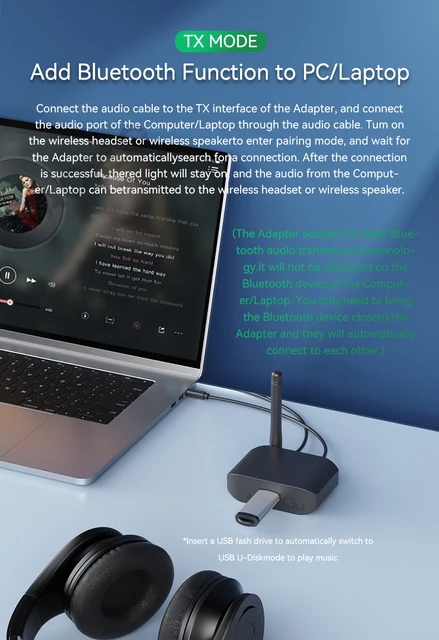 Usb Bluetooth How To Connect Bluetooth Receiver To Headphones Usb