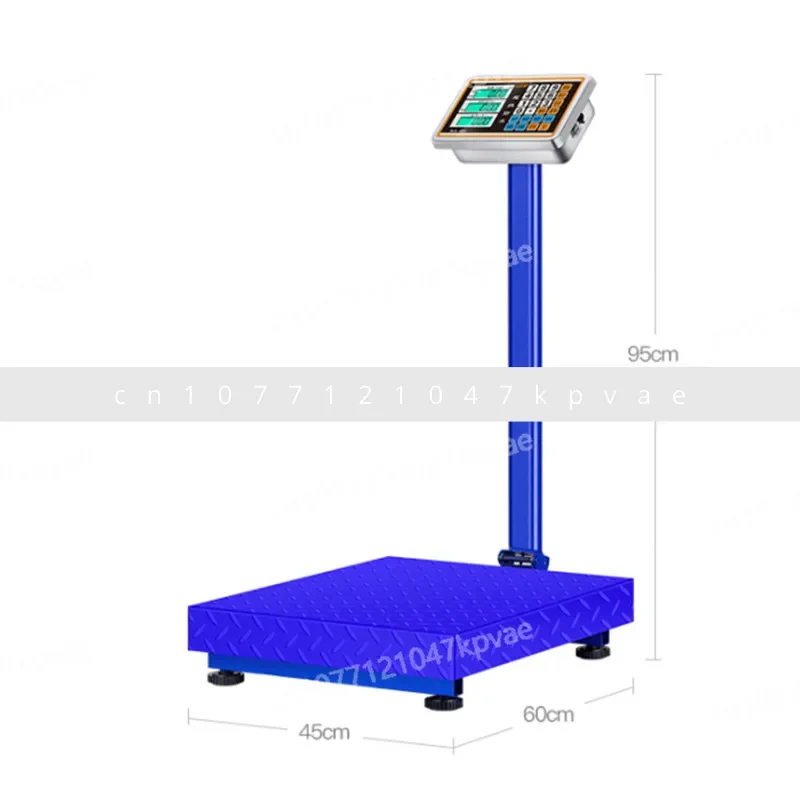 100kg 150kg Estimated Value 30X40CM Electronic Platform Scale Commercial Platform Scale Small Household Scale