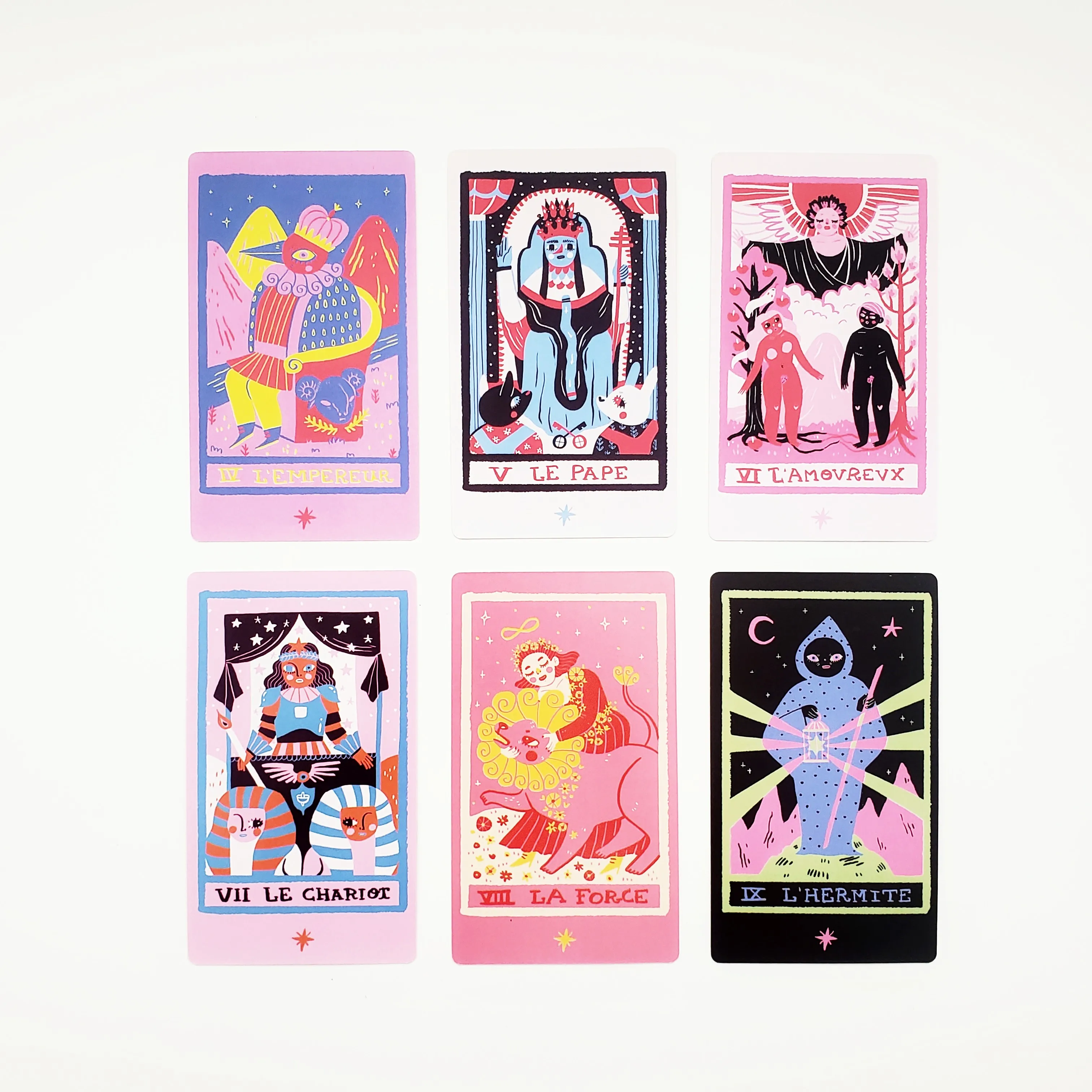 Cute Tarot Cards Deck of Magic Witch Divination Fate Table Game Online  English Version 78 Card Family Party Board Games Card