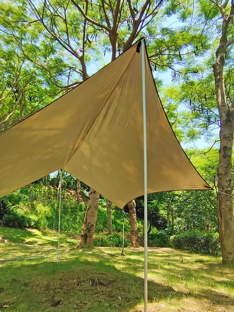 Bâche Hexagonale 3x4 en Forme de Papillon, Hamac de Camping en Plein Air,  Tente Imperméable, Vert Armée, avec Revêtement Argenté - AliExpress