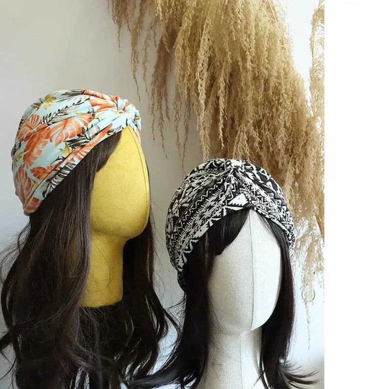 Vacation Trip Shoot Sand Vintage Indian Hat Head-Wrapping Exotic Bohemian Style Headdress