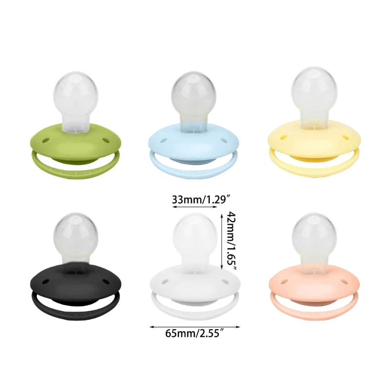

B2EB Food-grade Silicone Pacifier Simulation Nipple Toy Relaxation Realistic Soother