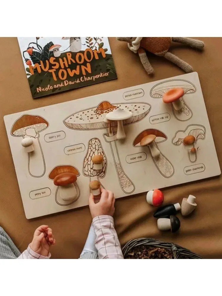Montessori Puzzle Children's Educational Human Anatomy Science Animal Planet 3 To 6 Years Old Wooden Multi-layer Puzzle Toy 2