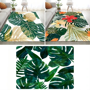 Tropical Plant Tropical Plant Tropical Plant Home Room Coffee Table Area Rugs Kitchen Porch Non-slip Floor Mats Living Room Doormat 1