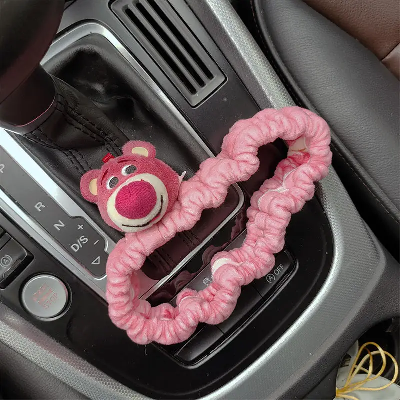 Cartoon Animal Vehicle Decoration Set Universal Car Rearview Mirror Cover Automotive Interior Accessories