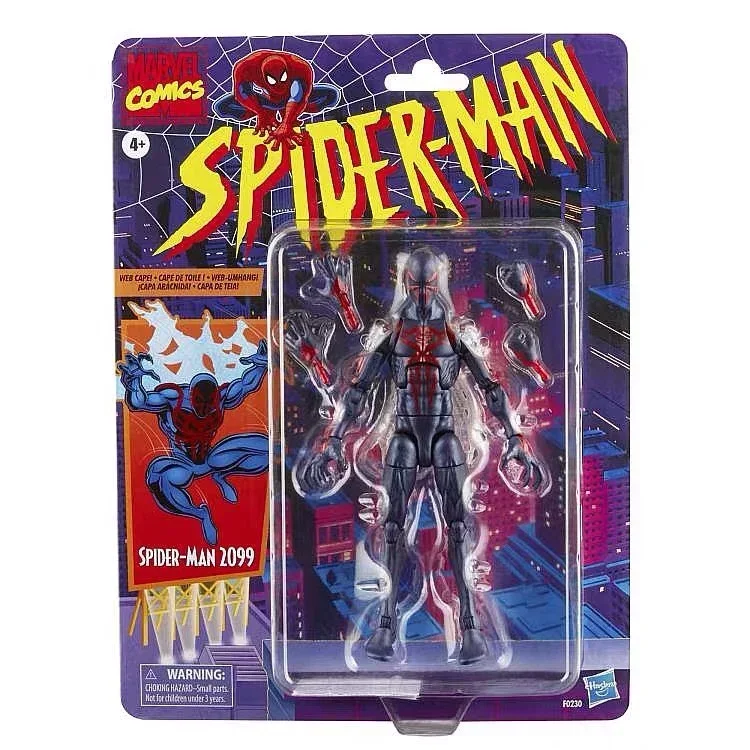 thumbnail image 1 of Figura de acción de Marvel Legends Spider Man Retro Card Quentin Beck Cletus Kasady Rhino Target, muñeco móvil, regalo de cumpleaños, 6 pulgadas, 1 of 5
