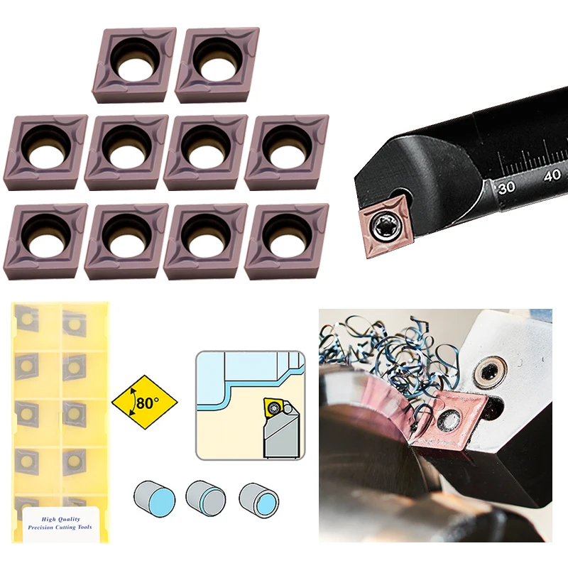 XCAN CCMT CCGT Hartmetall Einsätze SCLCR SCLCL Werkzeug Halter S07K S08K S10K S12M S14N S16Q Bohrstange CNC Drehmaschine Schneiden Werkzeuge – Detail 18