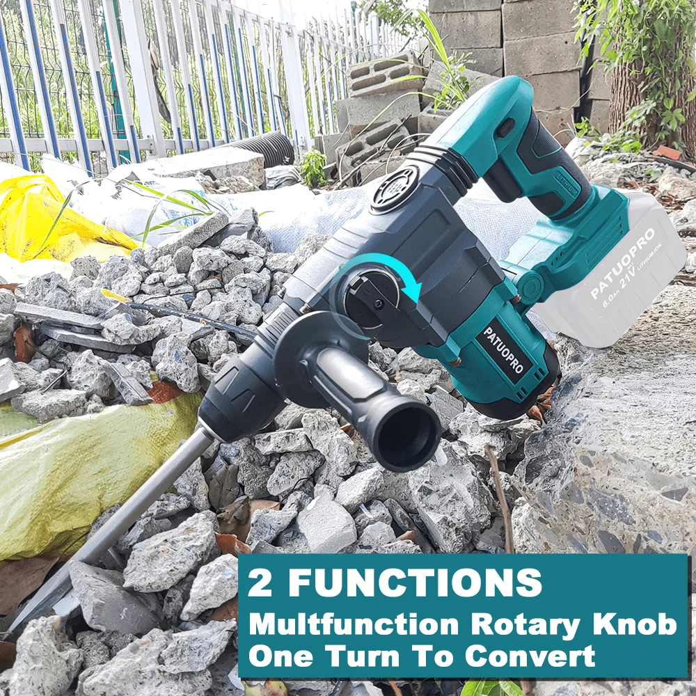 2-Mode Brushless Rotory Electric Hammer Multifunctional Hammer