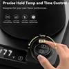 110V/220V Gooseneck Electric Kettle 1.0L Hand Brew Coffee Pot Smart Temperature Control Pot 1200W Rapid Heating Kettle Teapot 4