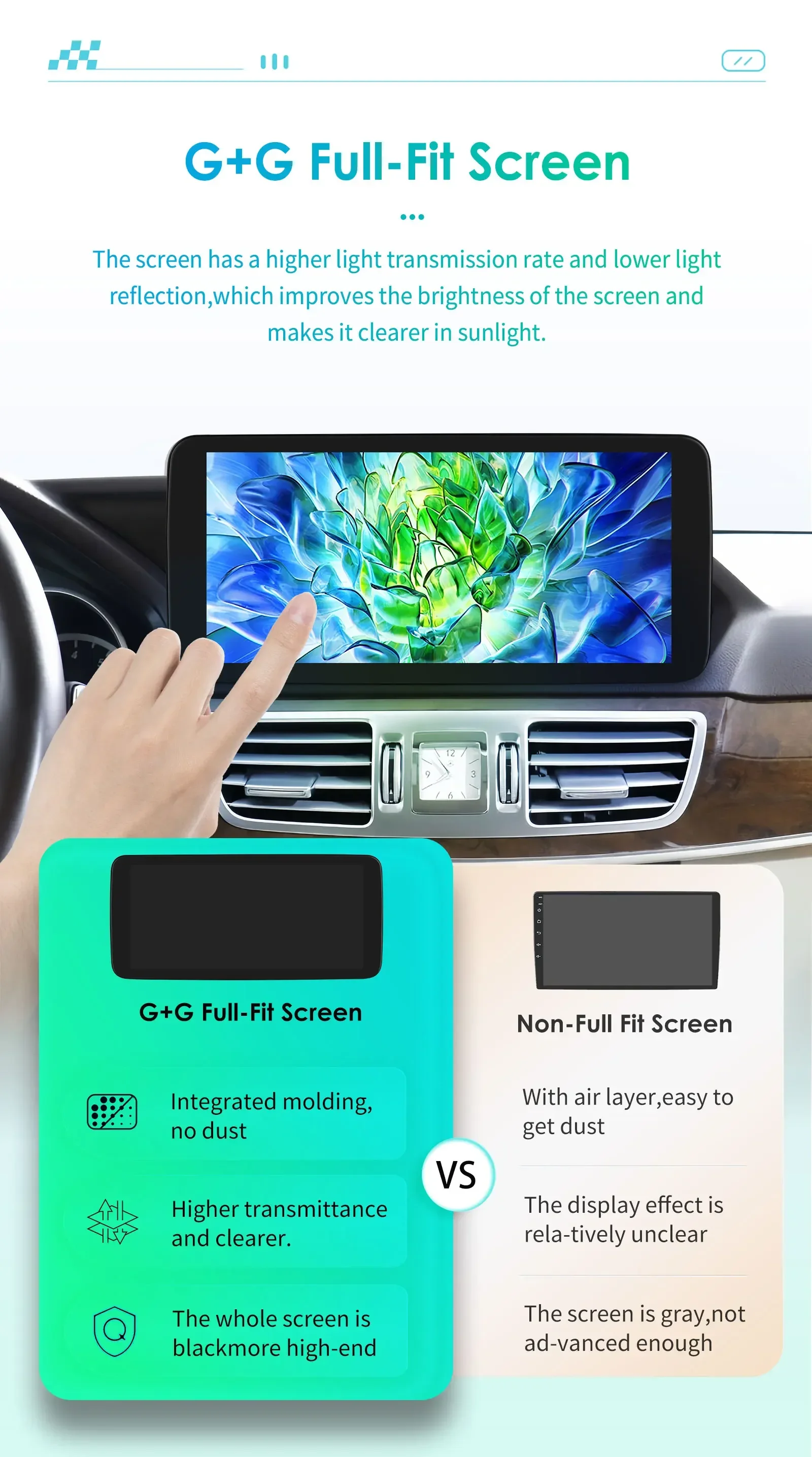 10,25 "Bildschirm Carplay 4G Auto Radio Android Für Mercedes Benz C-Klasse W204 S204 2008-2010 NTG 4,0 Multimedia Player GPS BT Stereo – Detail 19