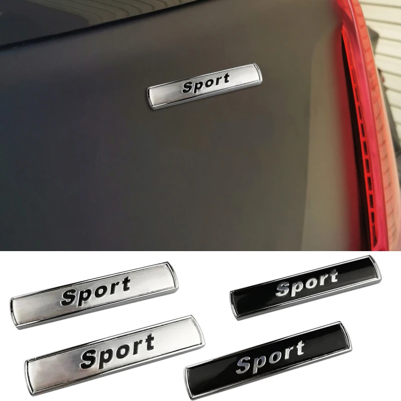 Sport Logo Car Fender Side Sticker Tronco Badge Decalcomania Per Audi Toyota Honda Mercedes Benz Land Rover Jaguar Suzuki Kia Lexus