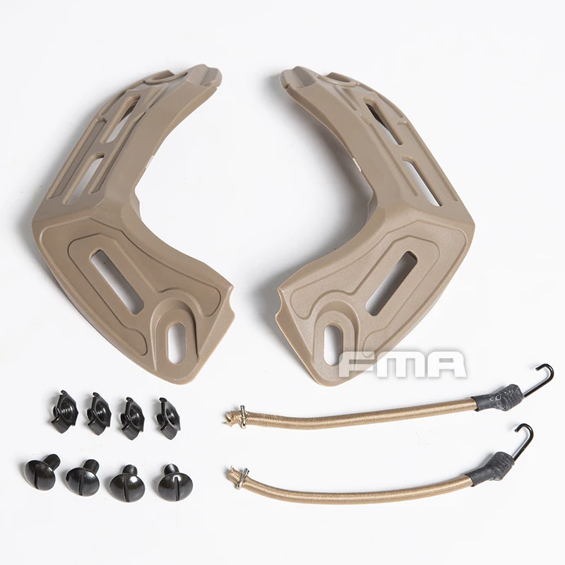 FMA Tactical Helmet Side Guide Outdoor Supplies Helmet Mounting Rail Accessories Fits for AF M-L CP Three Colors TB1446 tactical helmet accessories