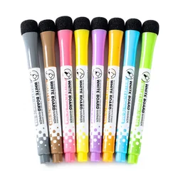 Magnetic Erasable Whiteboard Marker Memo Board (8Pcs Pens A)