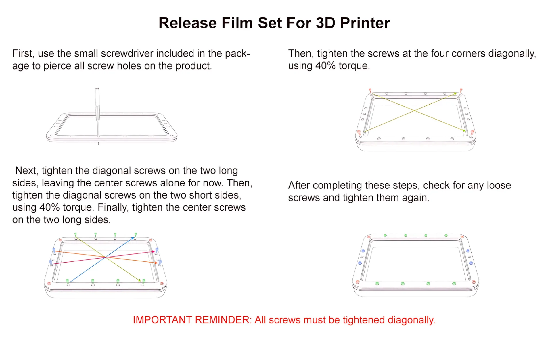 2 Stück FEP Schneller Austausch Integriertes Design für Photon Mono 2/4/4 Ultra - Zubehör Harz-3D-Drucker – Detail 7