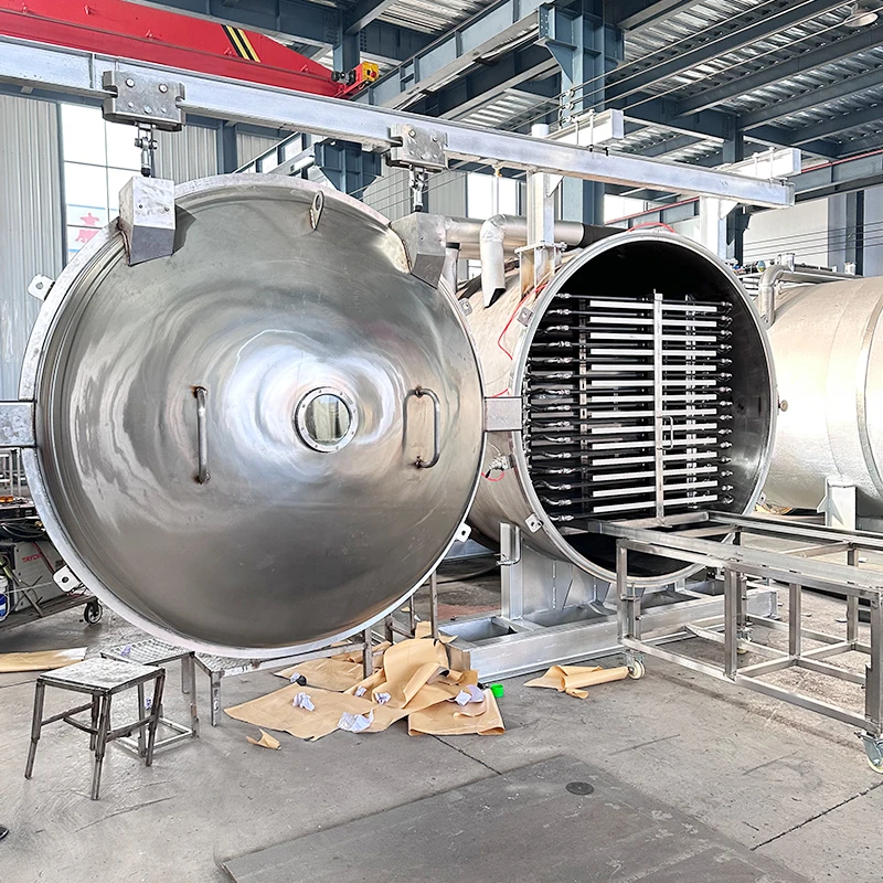 เครื่องอบแห้งแบบแช่เยือกแข็งสุญญากาศสำหรับอุตสาหกรรม เครื่องอบแห้งแบบแช่เยือกแข็งประสิทธิภาพสูง เครื่องอบแห้งแบบแช่เยือกแข็งเชิงพาณิชย์ อุปกรณ์สุญญากาศจากโรงงานโดยตรง 1