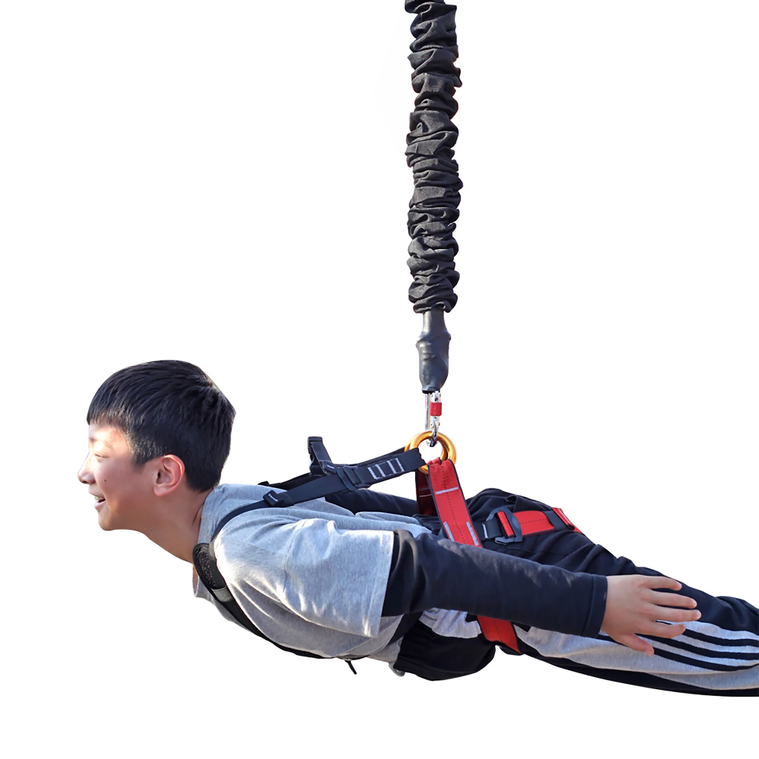 Bungee Dance For Kid Professional Yoga Bungee Fitness equipment completa resistenza Cord Belt Bungee Dance Rope Gravity Workout