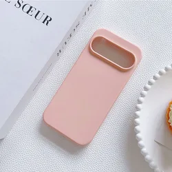 Luxury Liquid Silicone Shockproof Back Cover for Google Pixel 9 ProXL (Pink)