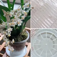 Mesh Pot Root Control Orchid Flower Breathable Growth Container Drainage Hole Orchid Pot With Root Garden Plastic Flower Pot 4