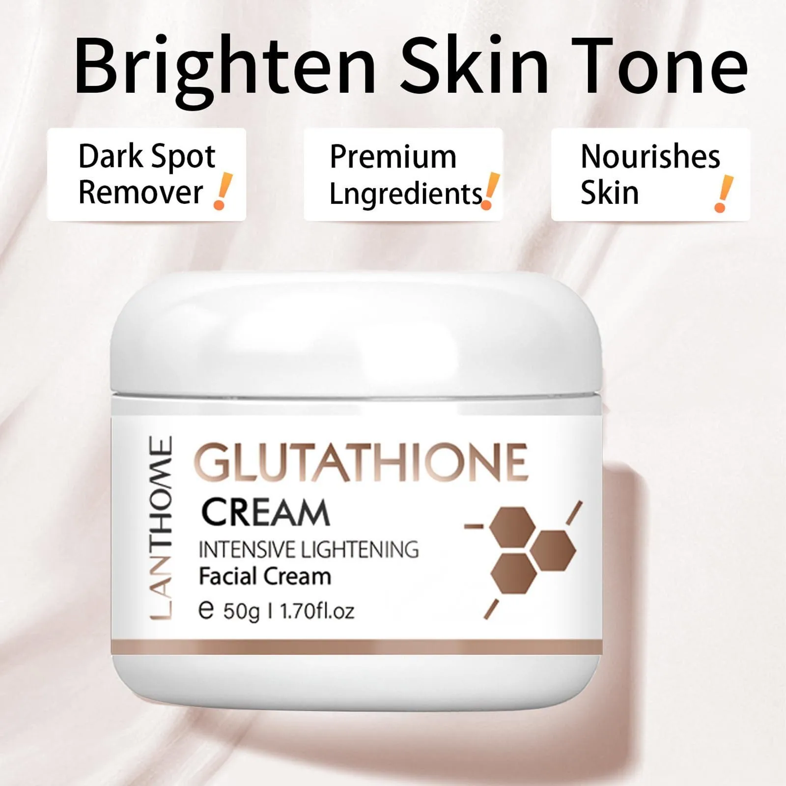 Glutathione Comprime Brightening Creams Brightens And Nourishes Dark Spots 50ml