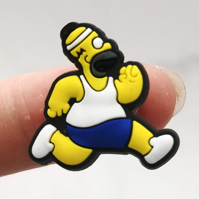 1Pcs Shoe Charms Classic Animated Characters Sandals Accessories Garden Shoe Buckle Decorations For croc jibz Kids Party Gift D