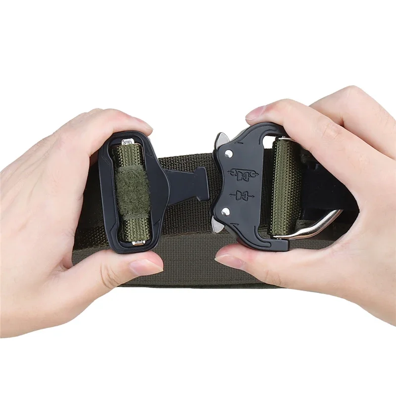 Tactical Waistband Sports Belt Quick Release Outdoor Hunting Hiking Travel Airsoft CS Airsoft Molle System Paintball Acessories