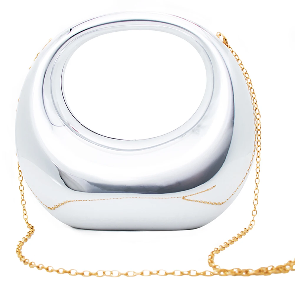 

Металлическая мини-сумка, Модная ретро-сумка для женщин и девушек, Женская винтажная однотонная сумка в винтажном стиле с цепочкой на плечо для свадебной вечеринки