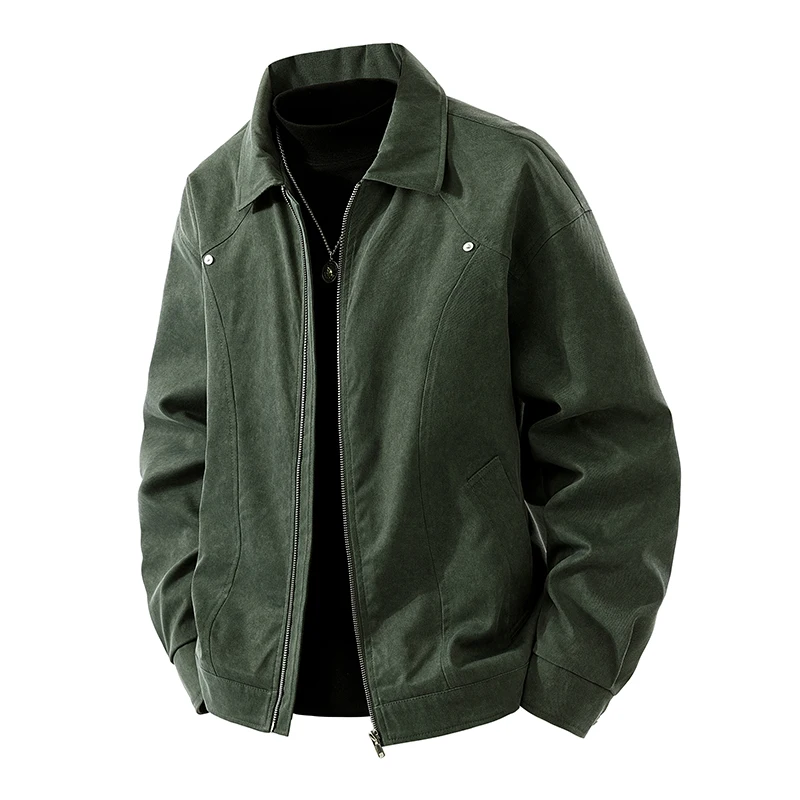 Männer Jacke Business Casual Mäntel Oversize Herbst 6XL 7XL 8XL Plus Größe Lose Oberbekleidung Marke Graben Zipper Komfortable Softshell – Detail 15